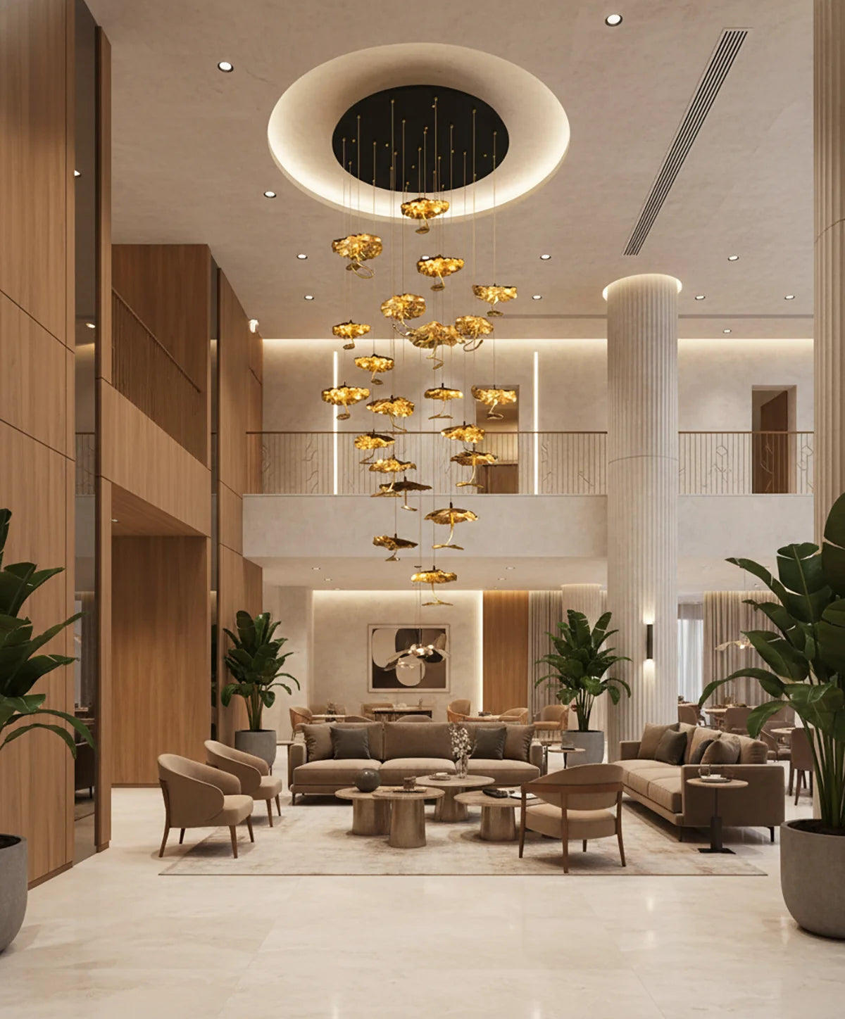 Brass Aviary Constellation Chandelier