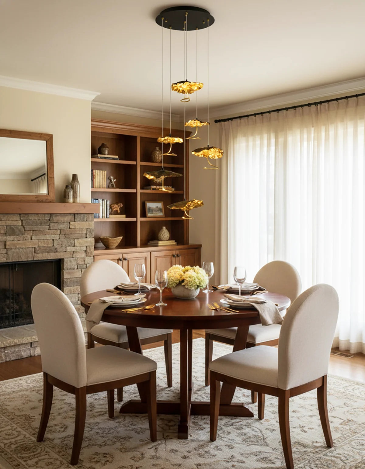 Brass Aviary Constellation Chandelier