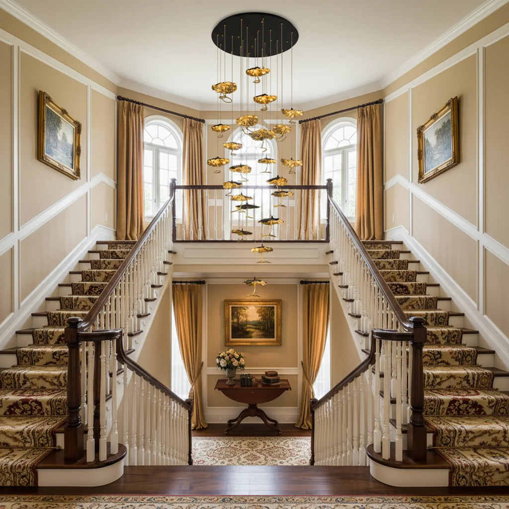 Brass Aviary Constellation Chandelier