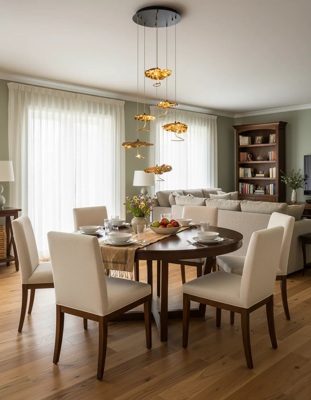 Brass Aviary Constellation Chandelier