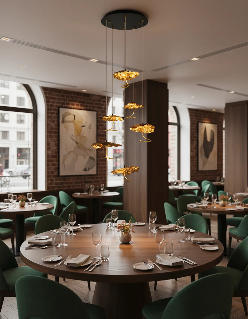 Brass Aviary Constellation Chandelier