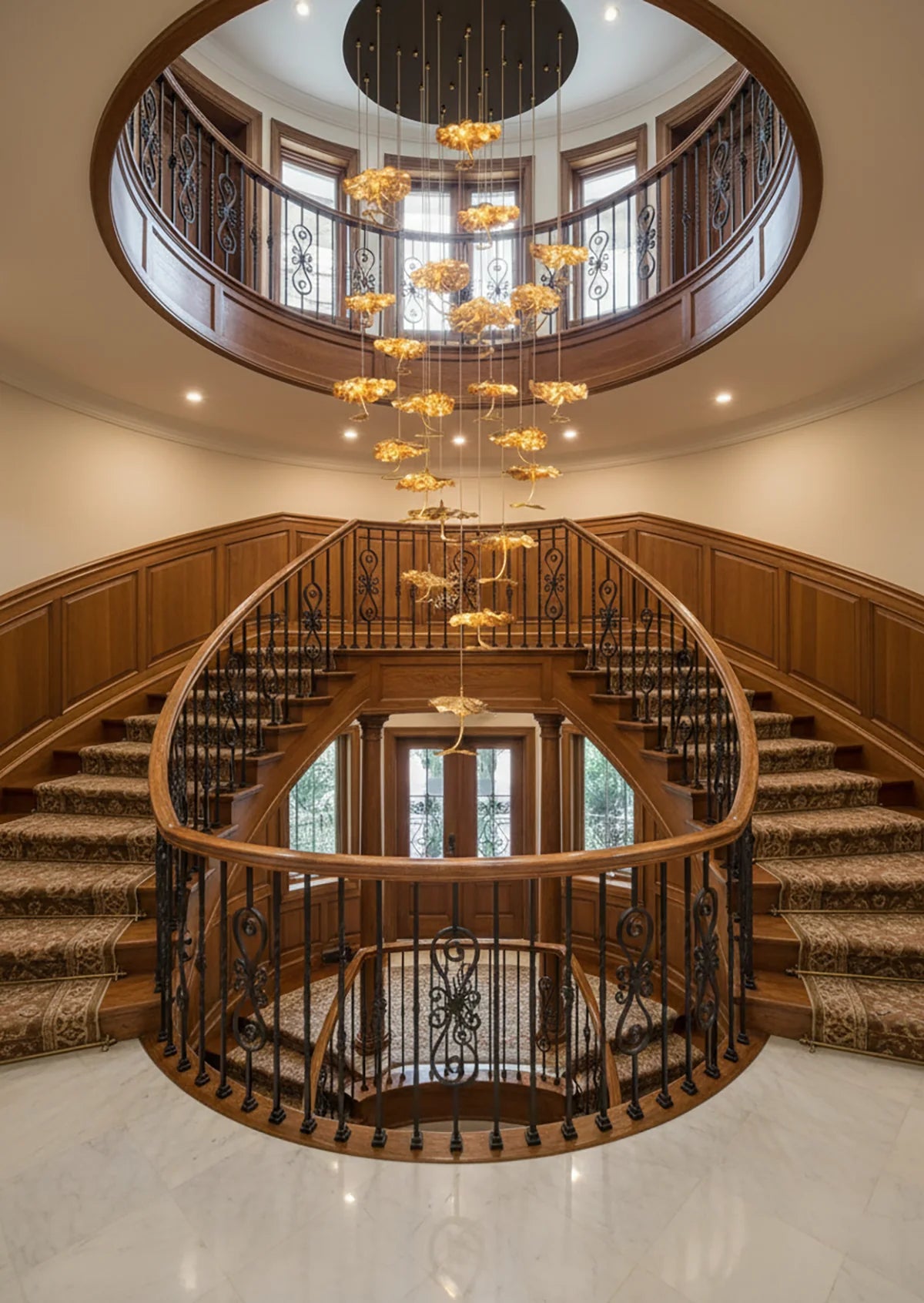 Brass Aviary Constellation Chandelier